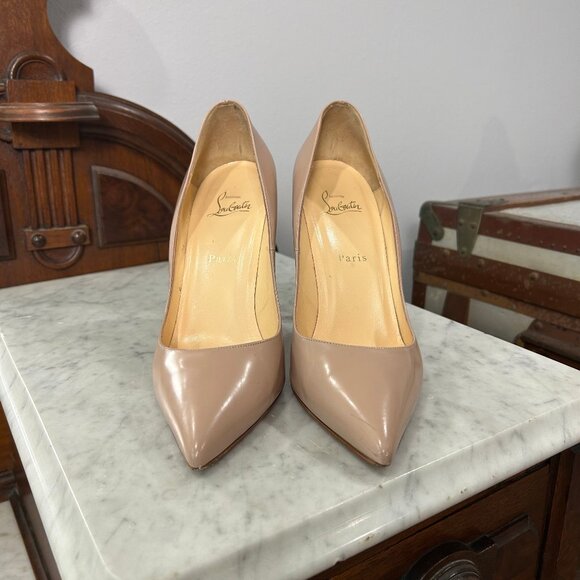 Christian Louboutin Pigalle 100 Nude Napa Pumps size 41 - Picture 4 of 7